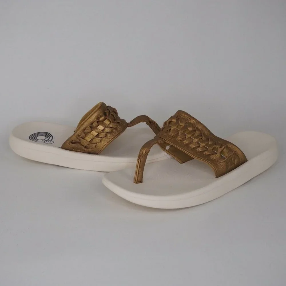 Nike Bella Kai Thong 2 Women Sandals Slide Sport Pale Ivory DS - Picture 6 of 11